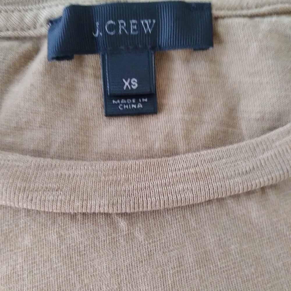 J  crew women tee shirt 100% cotton in size XS - Picture 7 of 8